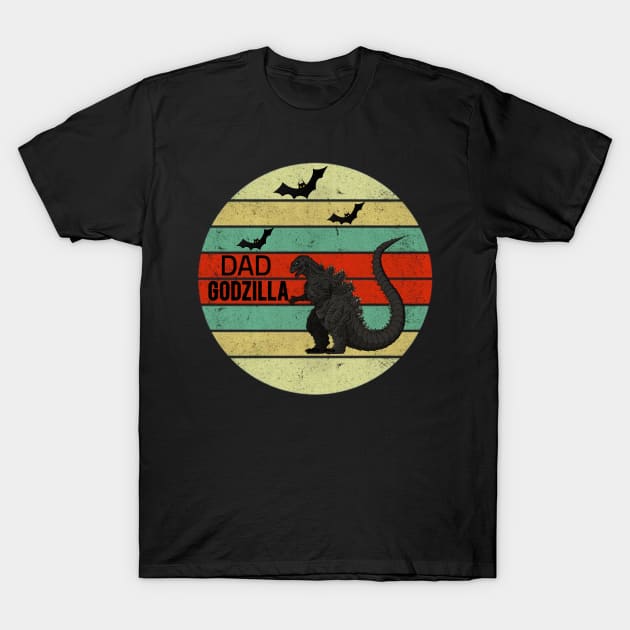 T-shirt Dad Godzilla T-Shirt by Younis design 
